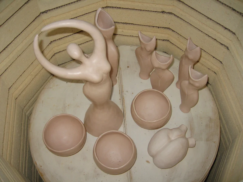 Clay firing process