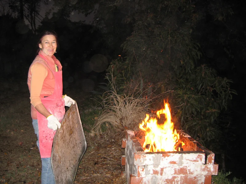 Clay firing process