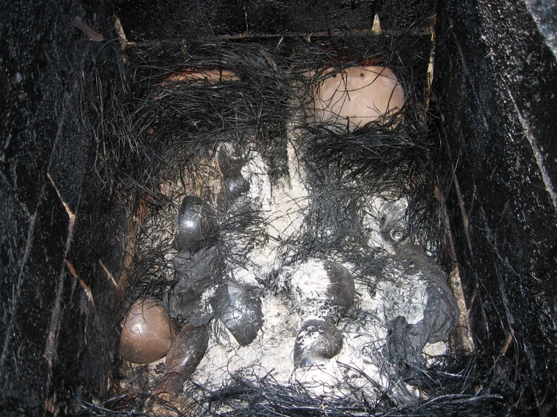 Clay firing process