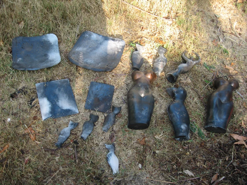 Clay firing process