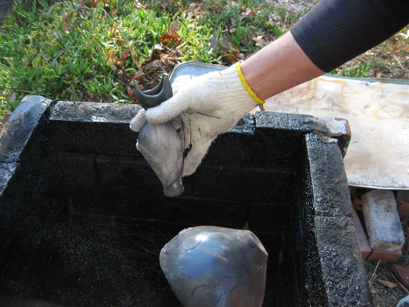 Clay firing process